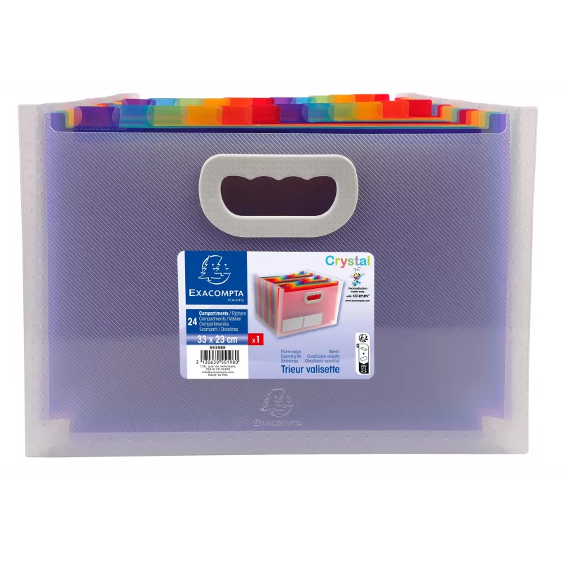 Exacompta 55198E - A4 - polypropylén (PP) - transparentný - 330 mm - 250 mm - 235 mm