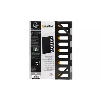 Exacompta 55334E Forever dokumentová taška A4 polypropylén čierna 320x240 mm