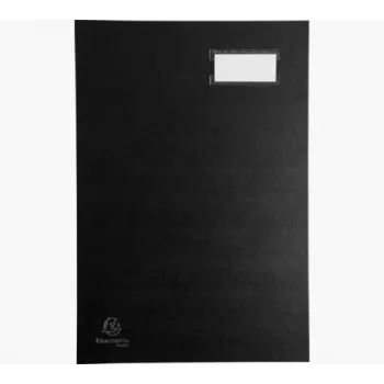 Exacompta 57021E pákový zakladač A4 kartón čierny 80 mm chrbát