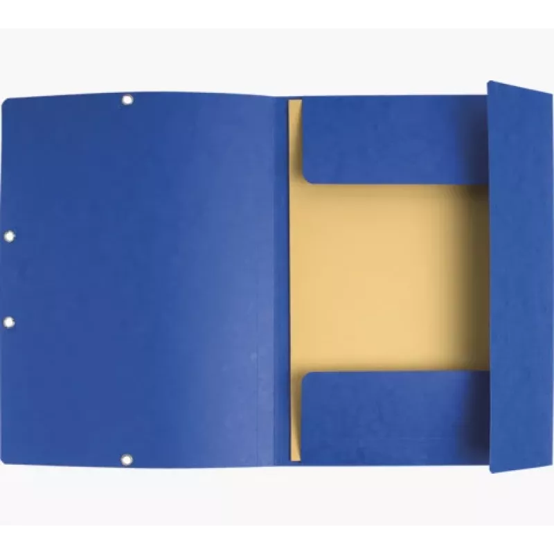 Exacompta Colorspan obálka s gumičkou A4 modrá 355 g/m² 3 chlopne s gumičkou