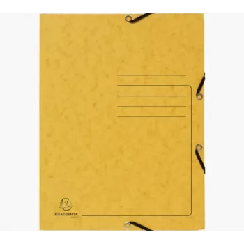 Exacompta Collection Folder 55409E DIN A4 3 chlopne kartón žltý