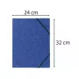 Exacompta Colorspan obálka s gumičkou A4 modrá 355 g/m²