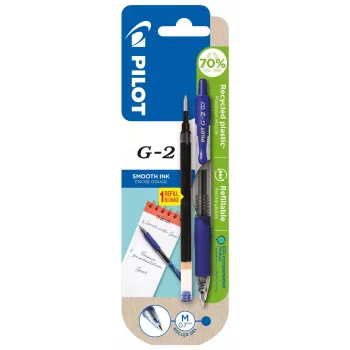 PILOT PEN G2-7 gélové guličkové pero 0,7 mm modrá + náplň