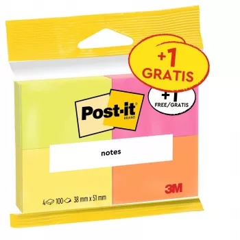 3M Post-it Notes 5,1 x 3,8 cm 4 bloky kanárik žltá