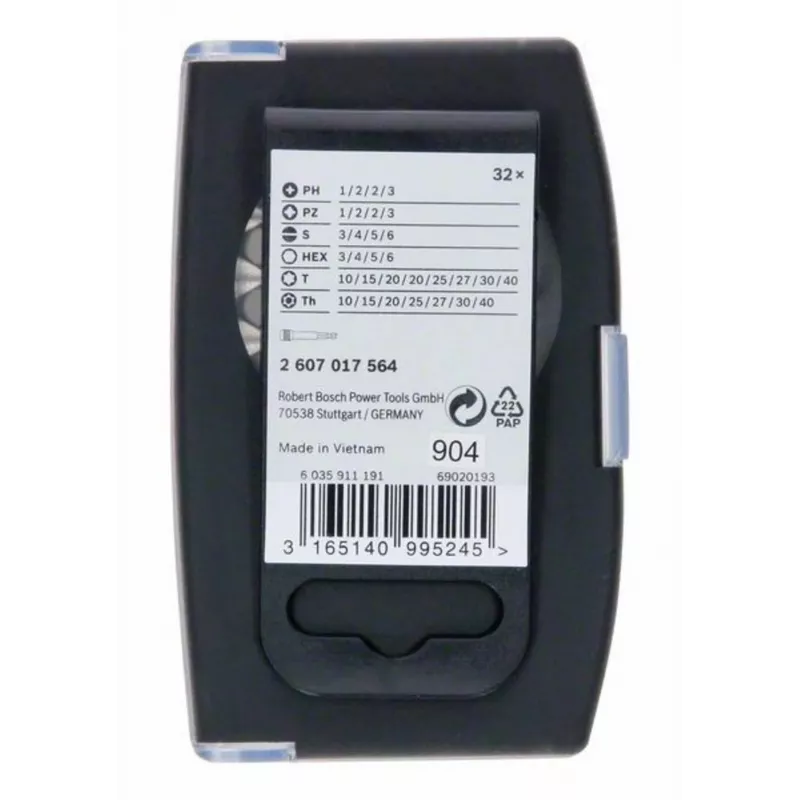 Bosch Accessories 2607017564 sada bitov 32-dielna sada skrutkovacích bitov s magnetickým držiakom