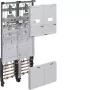 Hager ZK3EL24T Kompletné pole 1050mm 4 miesta pre elektromery 2-pole NRW SH HH MV