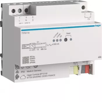 Hager TYFS110 KNX napájací zdroj 2 výstupy 1280 mA