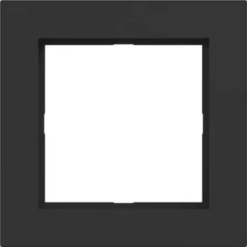 HAGER WAD6100BM rámik 1-násobný A.1 Night Black Matt