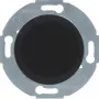 Hager WTF1001BG1 Slepá krytka so stredovým dielom 1930/sklo čierna