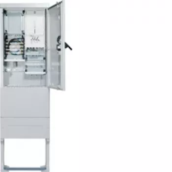 Hager ZAS205BD15A elektromerový prípojkový stĺpik 205 Base 1 meter 3 NH poistkové odpojovače 5-polové + priestor APZ