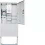 Hager ZAS207BD15A elektromerový prípojkový stĺpik 207 Base 1 meter 3 poistky 5-polové + APZ