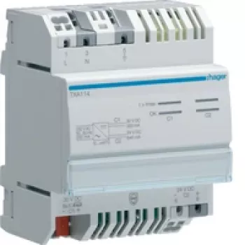 Hager TXA114 KNX priestorový teplotný senzor -5 až +45 °C IP20 biely