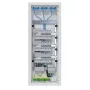 Hager VH60BV1 Volta podomietkový rozvádzač 5x12 PLE 60 modulov 3 RCD obvody biela