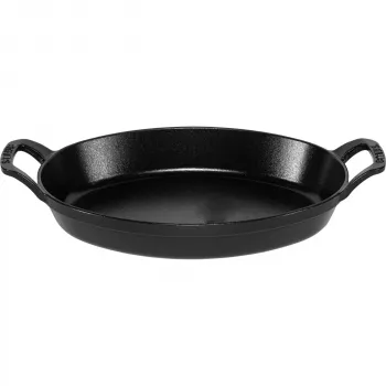 Staub oválny liatinový hrniec 28 cm čierny