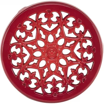 Staub podložka okrúhla 23 cm čerešňovo červená