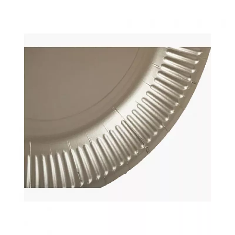 PROnappe 10 Papierové taniere, okrúhle, Ø 23 cm, zlaté
