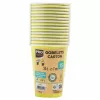 PROnappe 15 Papierové poháre 200 ml, kivizelené (89113I)
