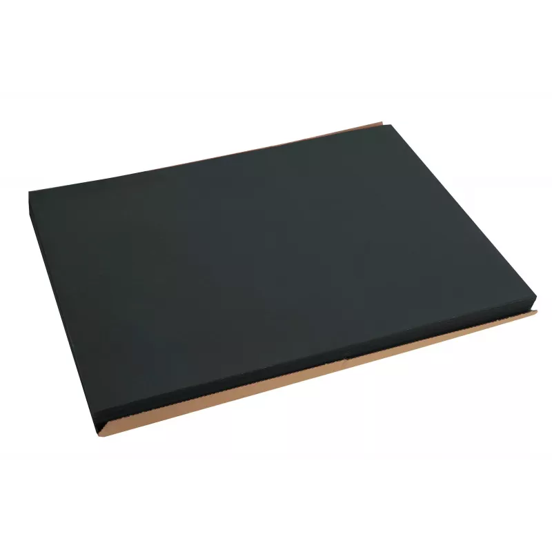 PROnappe jednorazová podložka na stôl 400 x 300 mm čierna, embosovaná, jemne satinovaný papier