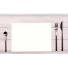 PROnappe jednorazová podložka na stôl Spunbond 400 x 300 mm biela Spunbond PP materiál 50 g/m²