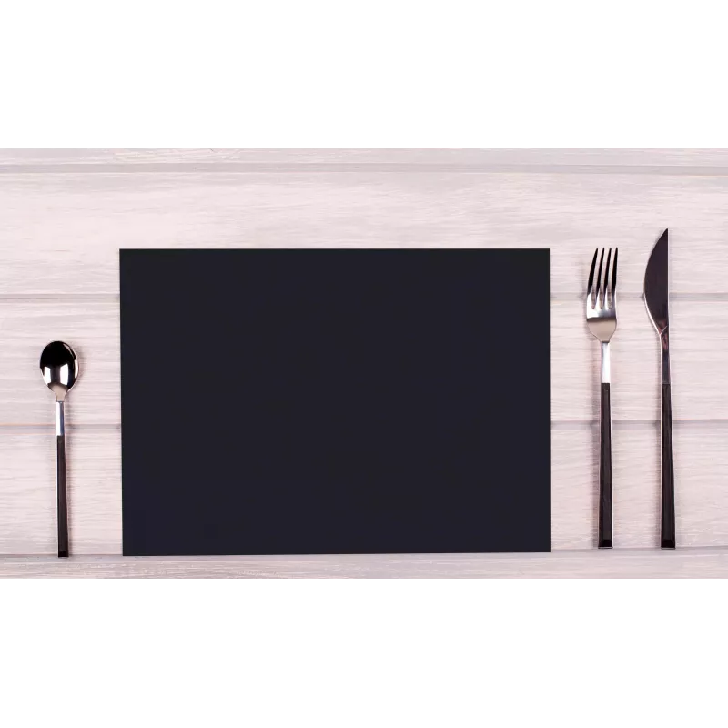 PROnappe jednorazová podložka na stôl Spunbond 400 x 300 mm čierna Spunbond PP materiál 50 g/m²
