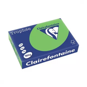 Clairefontaine Trophee Intensiv A4 farebný kopírovací papier 160 g/m², 250 listov, intenzívna svetlozelená