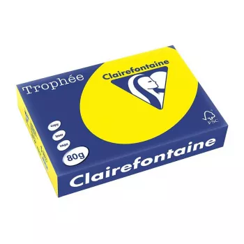Clairefontaine Trophee Intensiv kopírovací papier A4 80g 500 listov kanáriková žltá