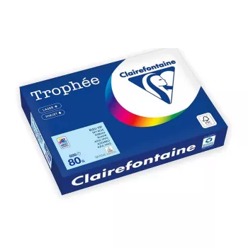 Clairefontaine Trophée Pastel A4 kopírovací papier 80 g/m² ľadová modrá 500 listov