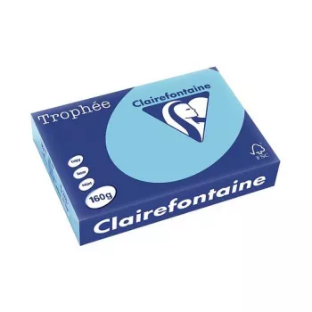 Clairefontaine Trophee Pastel A4 kopírovací papier 160 g/m² 250 listov Alize Blue