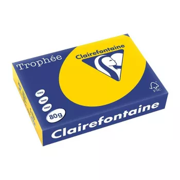 Clairefontaine Trophee Pastel kopírovací papier A4 80 g/m² 500 listov zlatá žltá