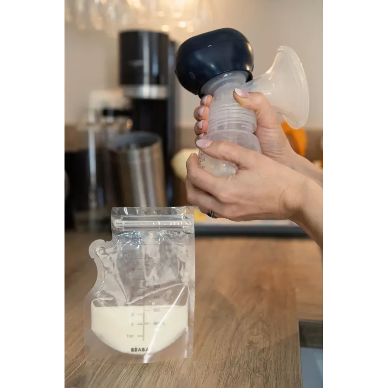Beaba vrecká na skladovanie potravín, balenie 50 ks, 250 ml, transparentné 911738