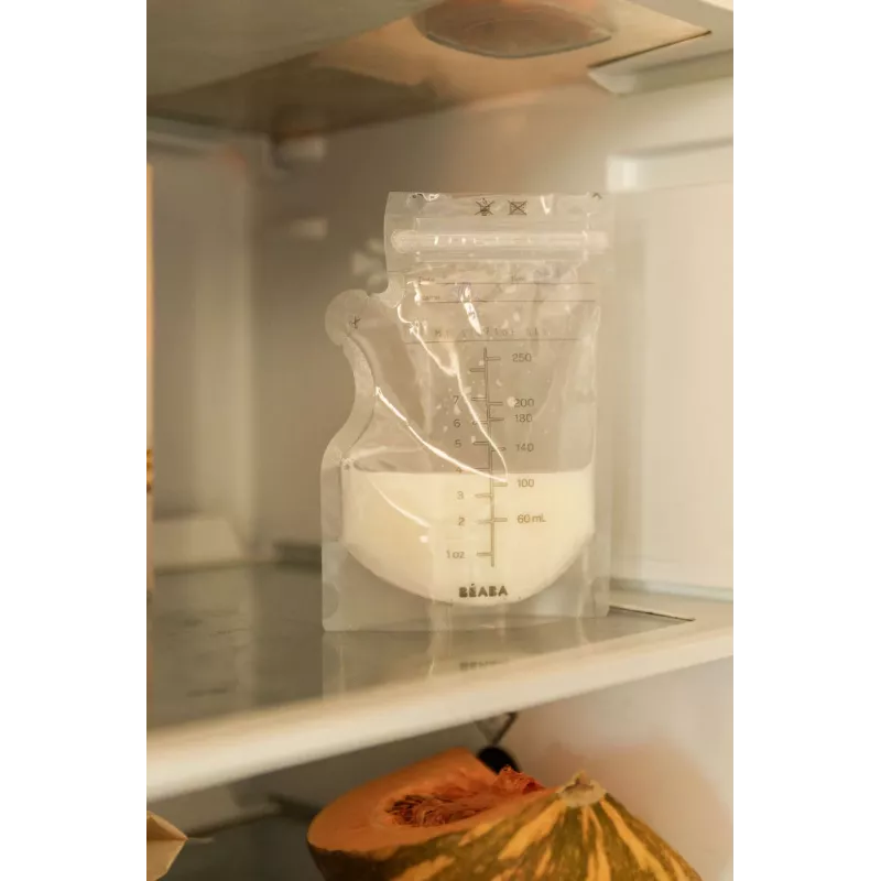 Beaba vrecká na skladovanie potravín, balenie 50 ks, 250 ml, transparentné 911738