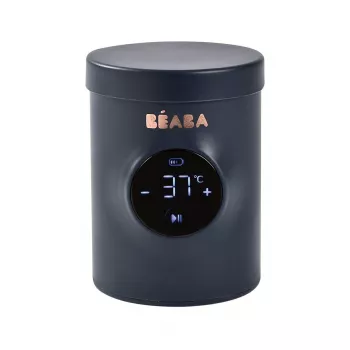 Beaba Milk Nomad Night Blue prenosný ohrievač fliaš a mixér 2-in-1