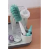 Beaba silikónová kefa na fľaše a cumlíky Sage Green