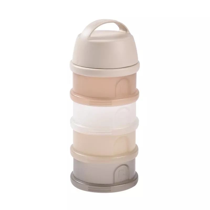 BLACK + BLUM BEABA Formula Dispenser 4 priehradky priehľadný Clay