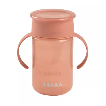 Beaba tréningový hrnček 360° ružový 200 ml