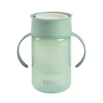 Beaba 360° tréningový hrnček 200 ml Sage Green