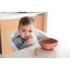 Beaba súprava 2 silikónových prvých lyžičiek a hrýzatiek Praline/Clay