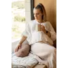 Beaba Big Flopsy dojčiace a tehotenské vankúš Fleur de Coton Cacao