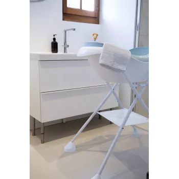 Beaba Camele'o biely stojan na detskú vaňu a prebaľovaciu podložku