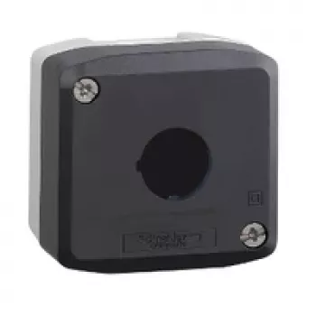 Schneider Electric Harmony XALD01 prázdne puzdro pre ovládacie prvky, sivá, polykarbonát, IP69K