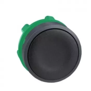 Schneider Electric ZB5AA2 plochá hlavica tlačidla, čierna, 22 mm, Harmony XB5