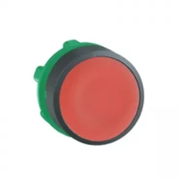 Schneider Electric Harmony ZB5AA4 hlavica tlačidla, plochá, červená, 22 mm, pružinový návrat
