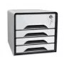 CEP Office Solution Smoove 7-311S Zásuvkový box biela/čierna