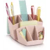 CEP Office Solution Mineral Organizér na stôl 8 priehradiek pudrovo ružová polystyrén obdĺžnikový 143 x 158 mm