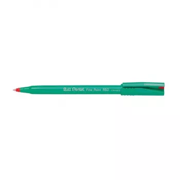 Pentel Fine Point R50 Rollerball pero - červená - jemný hrot 0,5 mm - balenie 12 ks