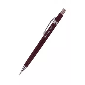 Pentel Sharp 200 mikrotužka 0,3 mm HB hnedá strieborná