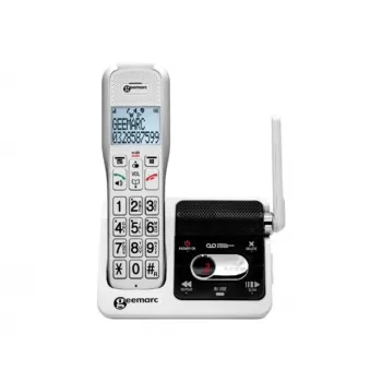 Geemarc AmpliDECT 595 ULE bezdrôtový telefón so záznamníkom, biela