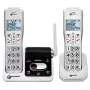 Geemarc AMPLIDECT 595-2 U.L.E Duo bezdrôtový telefón s 2 mikrotelefónmi - základňová stanica - nabíjacia stanica
