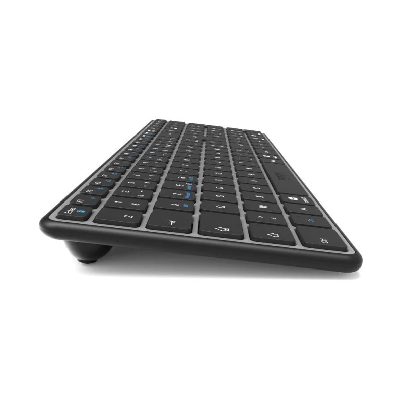 PORT Designs FR - klávesnica Compact Pro nabíjateľná Bluetooth AZERTY čierna