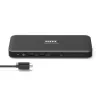 PORT Designs USB-C Office Dock - 3x 4K EU skrutkovací kábel